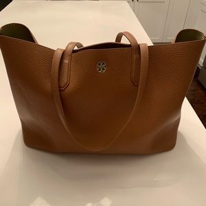 Tory Burch Perry Tote in Bark Tan